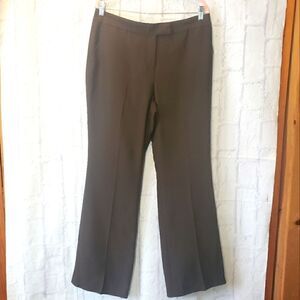 ANNE KLEIN 100% SILK Career Wide Leg Trousers